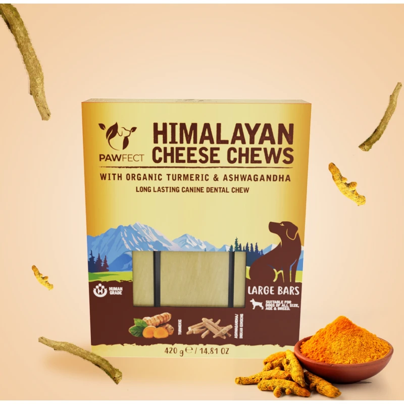 Λιχουδιά Σκύλου Pawfect Himalayan Chew Bar με Κουρκουμά & Ασβαγκάντα 3 x 140gr Σκύλοι Λιχουδιά Σκύλου Pawfect Himalayan Chew Bar με Κουρκουμά & Ασβαγκάντα 3 x 140gr Σκύλοι