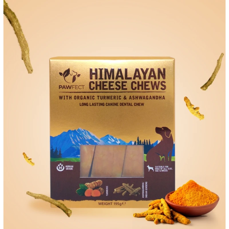 Λιχουδιά Σκύλου Pawfect Himalayan Chew Bar με Κουρκουμά & Ασβαγκάντα 3 x 65gr Σκύλοι Λιχουδιά Σκύλου Pawfect Himalayan Chew Bar με Κουρκουμά & Ασβαγκάντα 3 x 65gr Σκύλοι