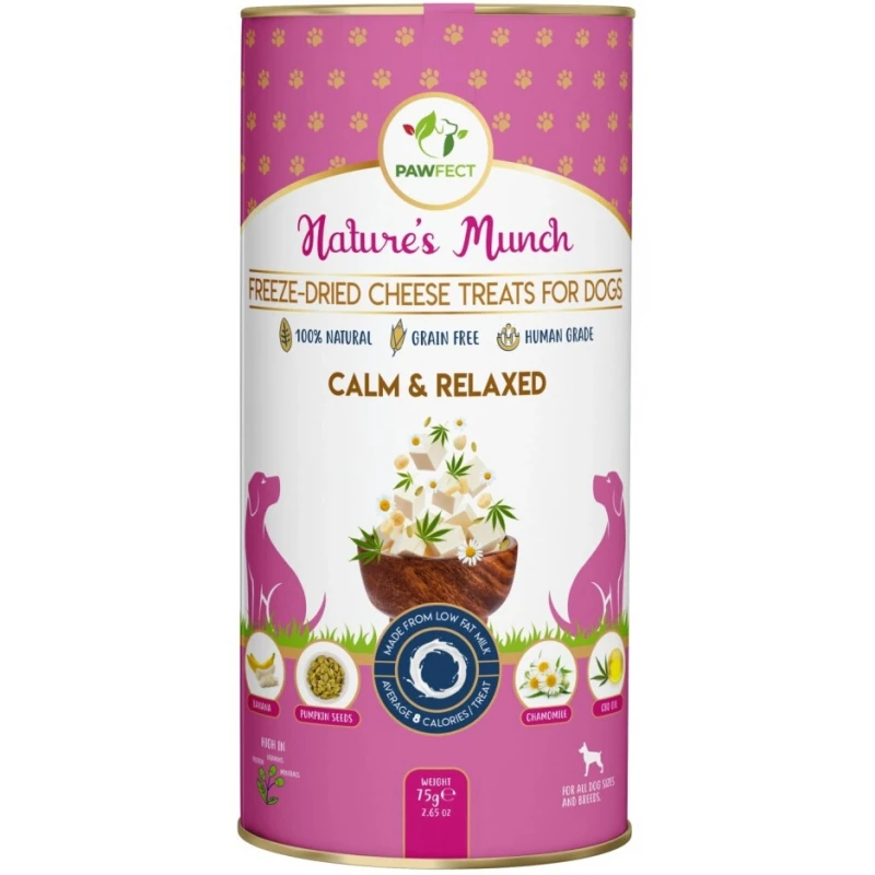 Λιχουδιά Σκύλου Pawfect Natures Munch Freeze Cheese - Calm & Relax 75gr Σκύλοι
