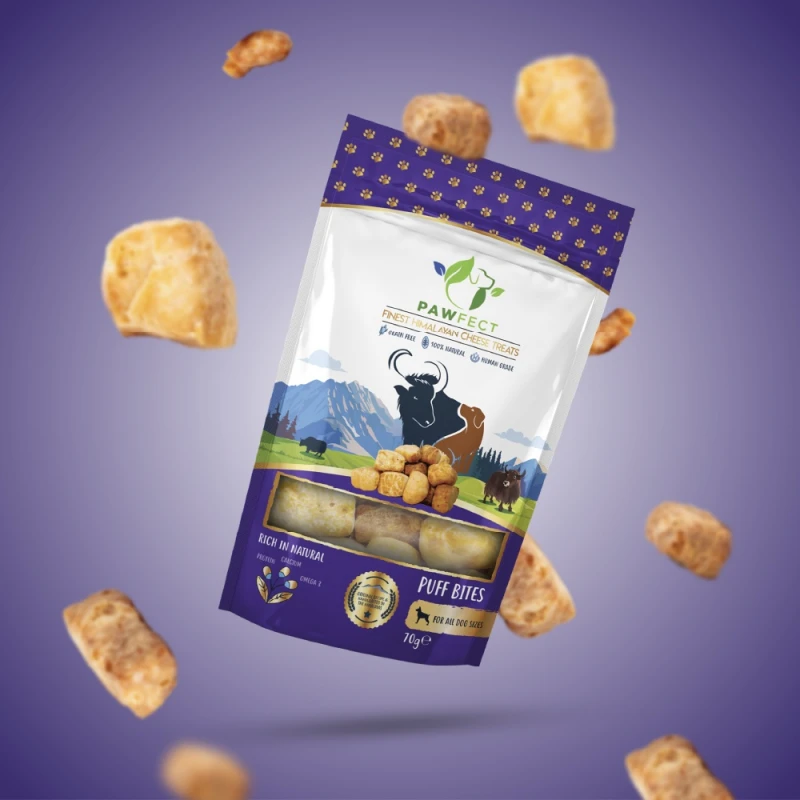 Λιχουδιά Σκύλου Pawfect Puff Bites 70gr Σκύλοι