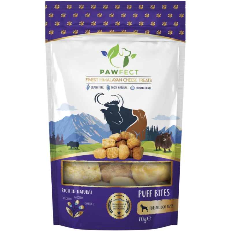 Λιχουδιά Σκύλου Pawfect Puff Bites 70gr Σκύλοι