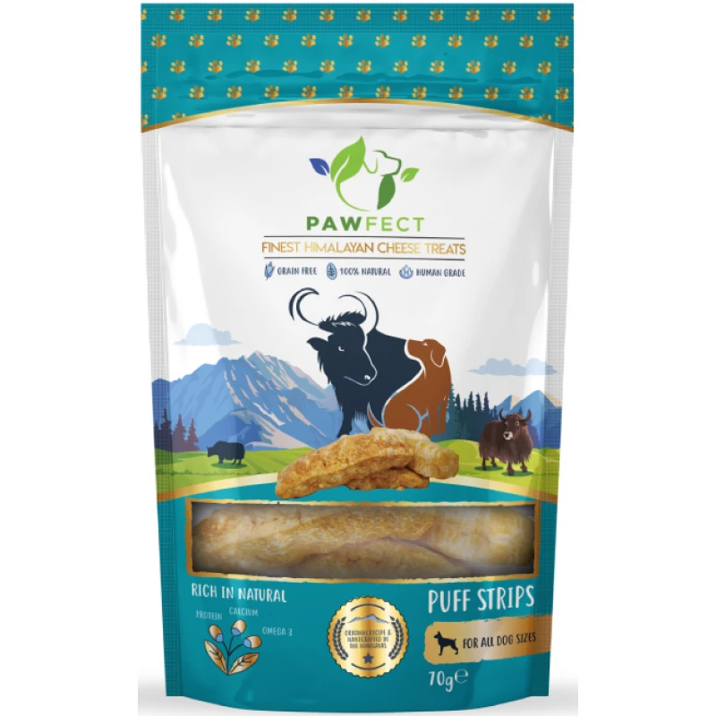 Λιχουδιά Σκύλου Pawfect Puff Strips 70gr Σκύλοι