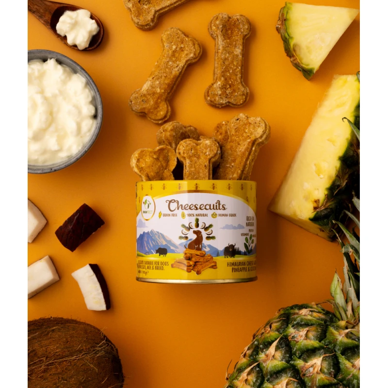 Μπισκότα Σκύλου Pawfect Cheesecuits με Ανανά & Καρύδα 100gr Σκύλοι Μπισκότα Σκύλου Pawfect Cheesecuits με Ανανά & Καρύδα 100gr Σκύλοι