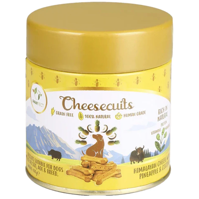 Μπισκότα Σκύλου Pawfect Cheesecuits με Ανανά & Καρύδα 100gr Σκύλοι Μπισκότα Σκύλου Pawfect Cheesecuits με Ανανά & Καρύδα 100gr Σκύλοι