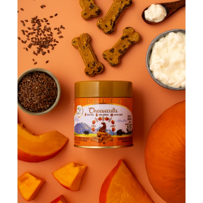 Μπισκότα Σκύλου Pawfect Cheesecuits με Κολοκύθα & Λιναρόσπορο 100gr Σκύλοι