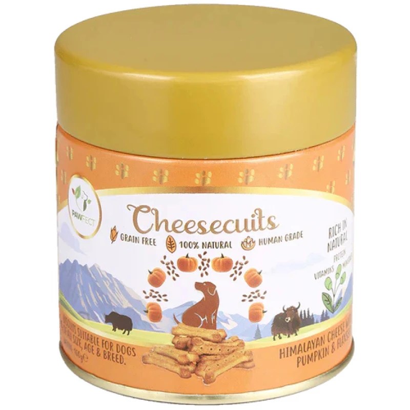 Μπισκότα Σκύλου Pawfect Cheesecuits με Κολοκύθα & Λιναρόσπορο 100gr Σκύλοι