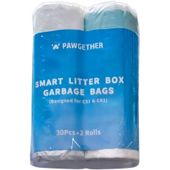 Ανταλλακτικές Σακούλες για Αυτοκαθαριζόμενη Τουαλέτα Γάτας Pawgether Smart Comfy (2x30τμχ)
