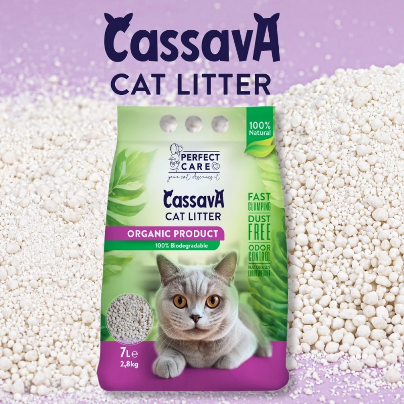 Άμμος Γάτας Perfect Care Cat Cassava 7lt Γάτες Άμμος Γάτας Perfect Care Cat Cassava 7lt Γάτες