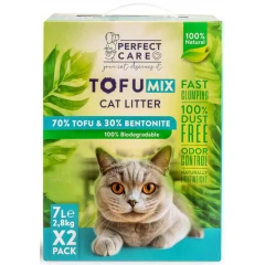 Άμμος Γάτας Perfect Care Cat Mix Tofu - Μπετονίτη 14lt (2 x 7lt) Άμμος Γάτας Perfect Care Cat Mix Tofu - Μπετονίτη 14lt (2 x 7lt)