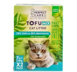 Άμμος Γάτας Perfect Care Cat Mix Tofu - Μπετονίτη 14lt (2 x 7lt) Άμμος Γάτας Perfect Care Cat Mix Tofu - Μπετονίτη 14lt (2 x 7lt)