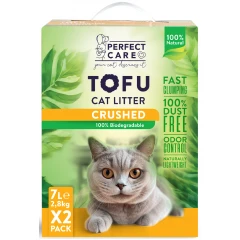 Άμμος Γάτας Perfect Care Cat Tofu Crushed 14lt (2 x 7lt) Άμμος Γάτας Perfect Care Cat Tofu Crushed 14lt (2 x 7lt)