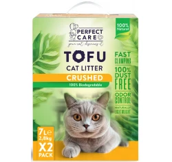 Άμμος Γάτας Perfect Care Cat Tofu Crushed 14lt (2 x 7lt) Άμμος Γάτας Perfect Care Cat Tofu Crushed 14lt (2 x 7lt)