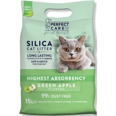 Κρυσταλλική άμμος Γάτας Perfect Care Cat Silica Μήλο 15lt (6,1kg) Κρυσταλλική άμμος Γάτας Perfect Care Cat Silica Μήλο 15lt (6,1kg)