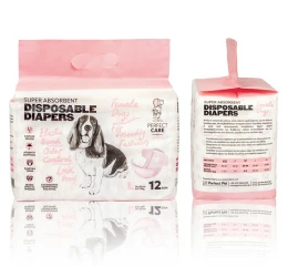 Πάνες-Βρακάκια Σκύλου Perfect Care Large (34-50cm) 12 τεμάχια