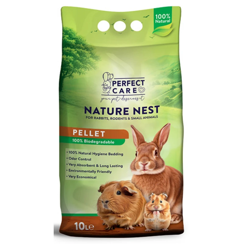 Perfect Care Nature Nest Pellet 10lt Μικρά Ζώα - Κουνέλια Perfect Care Nature Nest Pellet 10lt Μικρά Ζώα - Κουνέλια