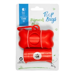 Θήκη για Σακουλάκια Perfect Care με 2 Ρολά x 15τμχ Κόκκινο Θήκη για Σακουλάκια Perfect Care με 2 Ρολά x 15τμχ Κόκκινο