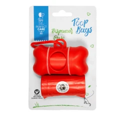 Θήκη για Σακουλάκια Perfect Care με 2 Ρολά x 15τμχ Κόκκινο Θήκη για Σακουλάκια Perfect Care με 2 Ρολά x 15τμχ Κόκκινο