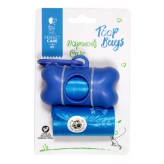 Θήκη για Σακουλάκια Perfect Care με 2 Ρολά x 15τμχ Μπλε Θήκη για Σακουλάκια Perfect Care με 2 Ρολά x 15τμχ Μπλε