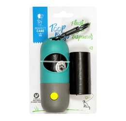 Θήκη για Σακουλάκια Perfect Care με Φακό και 2 Ρολά x 60τμχ Θήκη για Σακουλάκια Perfect Care με Φακό και 2 Ρολά x 60τμχ