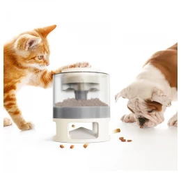 Διαδραστικό Παιχνίδι Σκύλου και Γάτας Round Fun Pet Feeder-B White 140 X 140 X 176mm Διαδραστικό Παιχνίδι Σκύλου και Γάτας Round Fun Pet Feeder-B White 140 X 140 X 176mm