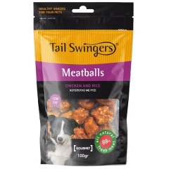 Λιχουδιές Σκύλου Tailswingers Κεφτεδάκια με Κοτόπουλο και Ρύζι 100gr Λιχουδιές Σκύλου Tailswingers Κεφτεδάκια με Κοτόπουλο και Ρύζι 100gr