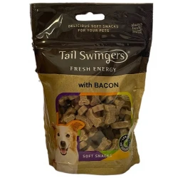 Λιχουδιές Σκύλου Tailswingers με Bacon και Δημητριακά 125gr Λιχουδιές Σκύλου Tailswingers με Bacon και Δημητριακά 125gr