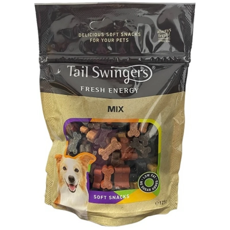 Λιχουδιές Σκύλου Tailswingers με Mix Κρεάτων και Δημητριακά 125gr ΣΚΥΛΟΙ