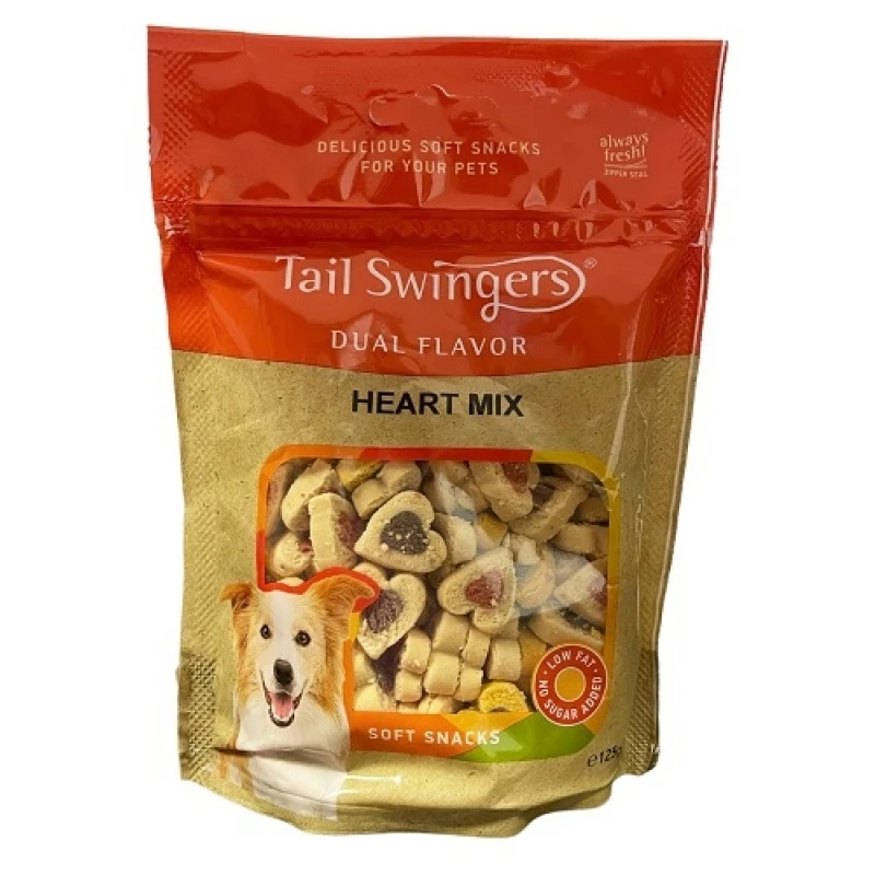 Λιχουδιές Σκύλου Tailswingers Heart Mix 125gr ΣΚΥΛΟΙ