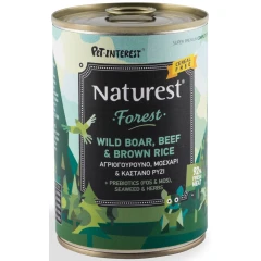 Υγρή Τροφή Σκύλου Naturest Beef and Wild Boar with Brown Rice 400gr Υγρή Τροφή Σκύλου Naturest Beef and Wild Boar with Brown Rice 400gr