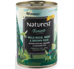 Υγρή Τροφή Σκύλου Naturest Beef and Wild Boar with Brown Rice 400gr Υγρή Τροφή Σκύλου Naturest Beef and Wild Boar with Brown Rice 400gr