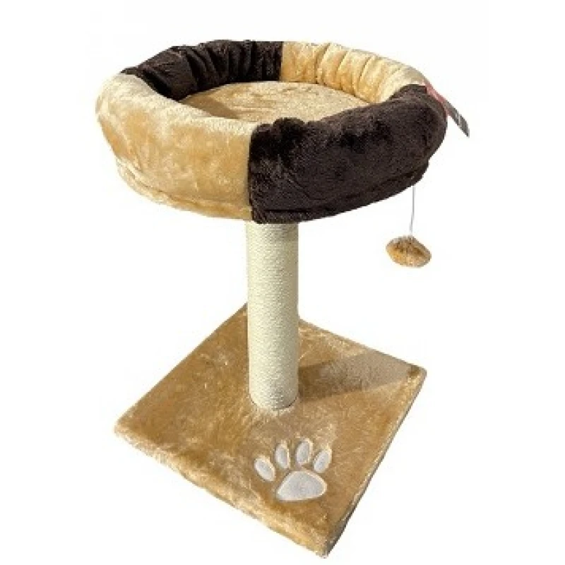 ΟΝΥΧΟΔΡΟΜΙΟ - ΓΑΤΟΔΕΝΤΡΟ PET INTEREST WHEEL CAT TREE 36X36X49 CM ΜΠΕΖ ΓΑΤΕΣ