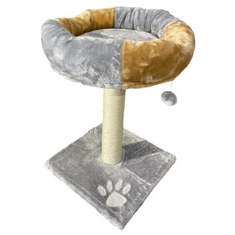 ΟΝΥΧΟΔΡΟΜΙΟ - ΓΑΤΟΔΕΝΤΡΟ PET INTEREST WHEEL CAT TREE 36X36X49 CM ΓΚΡΙ ΓΑΤΕΣ