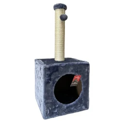 Cat Tree Cube Μπλε 31x31x67h cm Cat Tree Cube Μπλε 31x31x67h cm