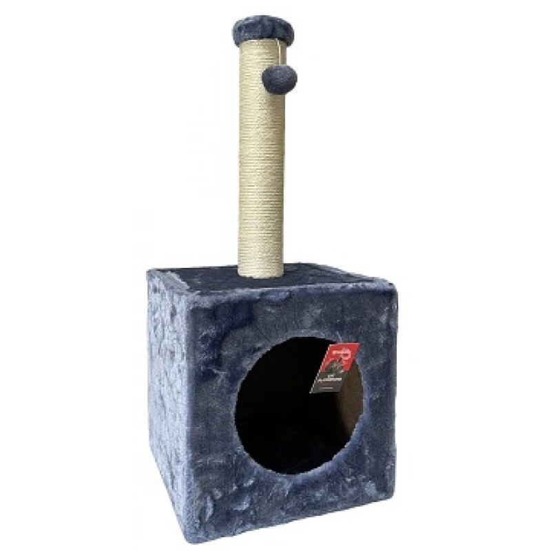 CAT TREE CUBE ΜΠΛΕ  31X31X67h cm ΓΑΤΕΣ