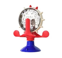 Παιχνίδι Γάτας Pet Interest Runner Leaking Toy 74x138x163mm Μπλε - Κόκκινο