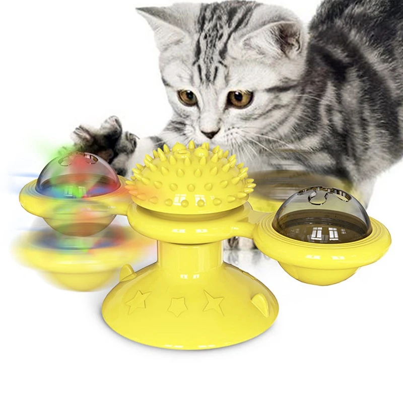 ΠΑΙΧΝΙΔΙ ΓΑΤΑΣ PET INTEREST SPRING CAT TOY YELLOW 158x 5x69mm ΓΑΤΕΣ