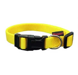 Περιλαίμιο Pet Interest Plain Line XSmall 1x19-33cm Κίτρινο