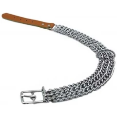 Κολάρο Σκύλου Δερμάτινο Με Τριπλή Αλυσίδα Pet Interest 2xl 3mmx90cm Κολάρο Σκύλου Δερμάτινο Με Τριπλή Αλυσίδα Pet Interest 2xl 3mmx90cm