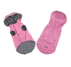 Αδιάβροχο Raincoat Stripe Lining Large 37cm Ροζ Αδιάβροχο Raincoat Stripe Lining Large 37cm Ροζ
