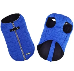 Μπουφανάκι Σκύλου Zipper Vest Stars με Fleece Small 28cm Μπλε Μπουφανάκι Σκύλου Zipper Vest Stars με Fleece Small 28cm Μπλε