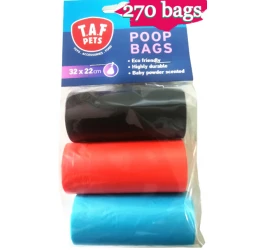 ΣΑΚΟΥΛΑΚΙΑ TAF PETS ΜΕ ΑΡΩΜΑ 18τμχ  (270 σακούλες) για τη βόλτα ΣΑΚΟΥΛΑΚΙΑ TAF PETS ΜΕ ΑΡΩΜΑ 18τμχ  (270 σακούλες) για τη βόλτα