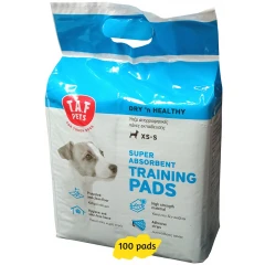 Taf Pets Απορροφητικές Πάνες Εκπαίδευσης με Αυτοκόλλητο 100τμχ 60x60cm Taf Pets Απορροφητικές Πάνες Εκπαίδευσης με Αυτοκόλλητο 100τμχ 60x60cm