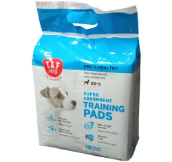 Taf Pets Απορροφητικές Πάνες Εκπαίδευσης με Αυτοκόλλητο 15τμχ 60x60cm 