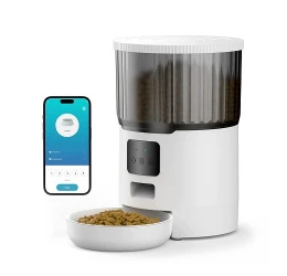 Αυτόματη Ταϊστρα για Σκύλους και Γάτες Pet Interest Pet Feeder Wi-Fi με Ανοξείδωτο Δίσκο 4L Αυτόματη Ταϊστρα για Σκύλους και Γάτες Pet Interest Pet Feeder Wi-Fi με Ανοξείδωτο Δίσκο 4L