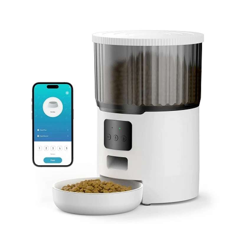 Αυτόματη Ταϊστρα για Σκύλους και Γάτες Pet Interest Pet Feeder Wi-Fi με Ανοξείδωτο Δίσκο 4L ΣΚΥΛΟΙ