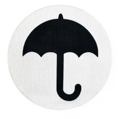 Χαλάκι Ονυχοδρόμιο Pet Interest Cat Paper Scratcher Umbrella White Λευκό 42x42x1.8cm
