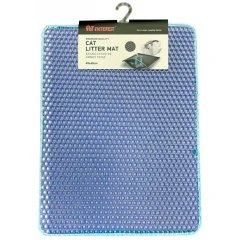 Χαλάκι Συλλογής Άμμου Γάτας Pet Interest Cat Litter Mat με Velcro 45x60cm Μπλε Χαλάκι Συλλογής Άμμου Γάτας Pet Interest Cat Litter Mat με Velcro 45x60cm Μπλε