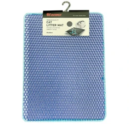 Χαλάκι Συλλογής Άμμου Γάτας Pet Interest Cat Litter Mat με Velcro 45x60cm Μπλε Χαλάκι Συλλογής Άμμου Γάτας Pet Interest Cat Litter Mat με Velcro 45x60cm Μπλε
