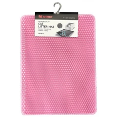 Χαλάκι Συλλογής Άμμου Γάτας Pet Interest Cat Litter Mat με Velcro 45x60cm Ροζ Χαλάκι Συλλογής Άμμου Γάτας Pet Interest Cat Litter Mat με Velcro 45x60cm Ροζ