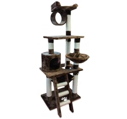 Γατόδεντρο για Γάτες και Γατάκια Kitten 60x55x155cm Καφέ - Μόκα Γατόδεντρο για Γάτες και Γατάκια Kitten 60x55x155cm Καφέ - Μόκα